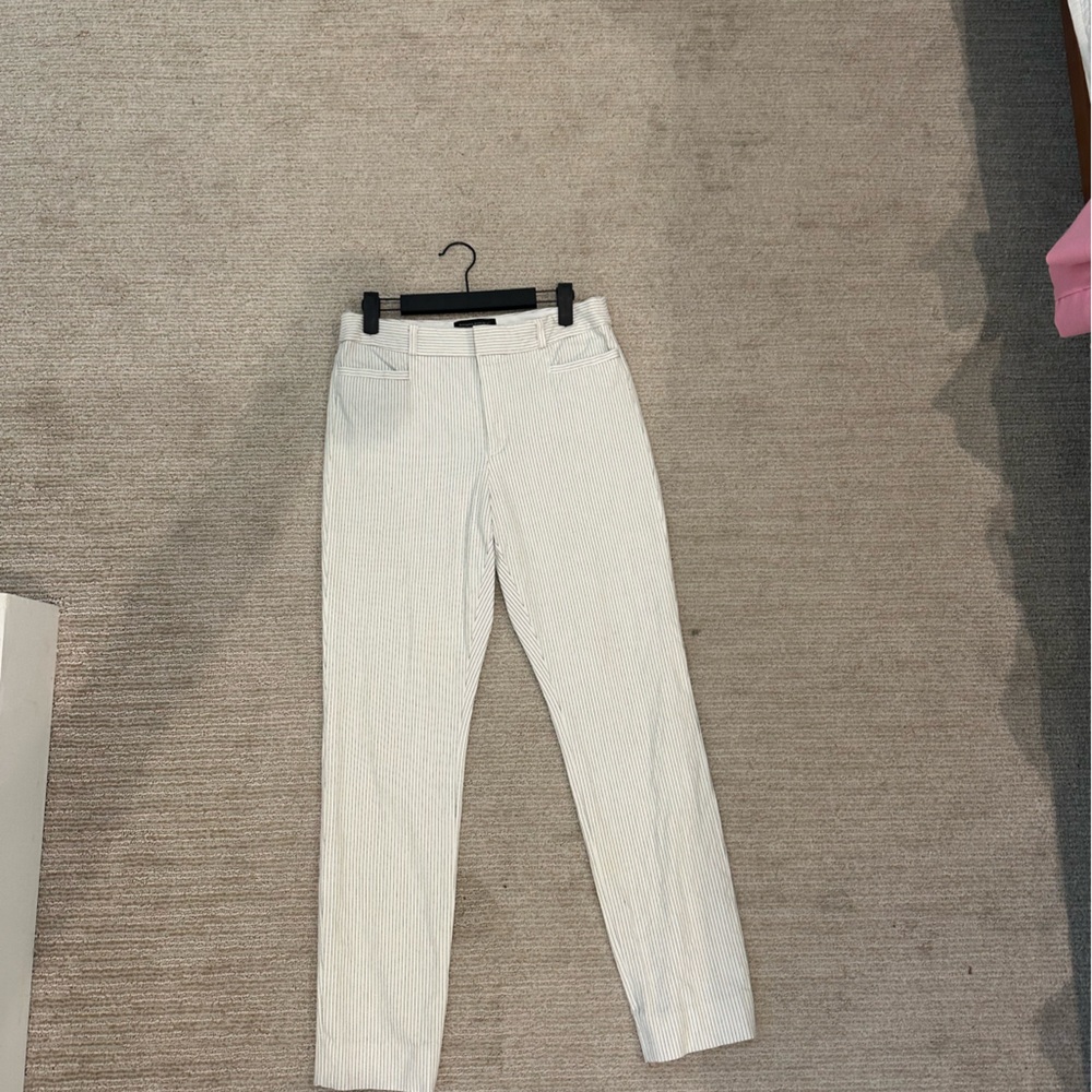 Banana Republic, white work pants, size 6, worn twice